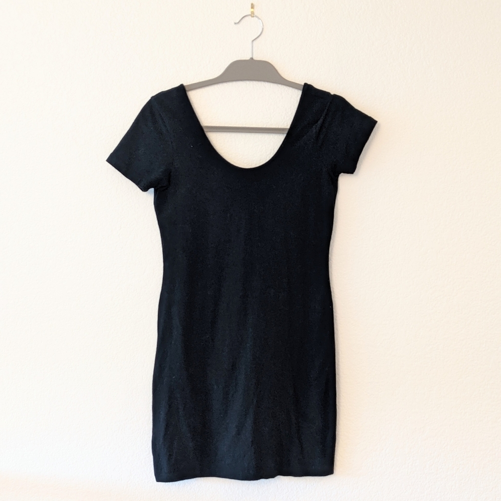 Love Change Stretchy Little Black Dress